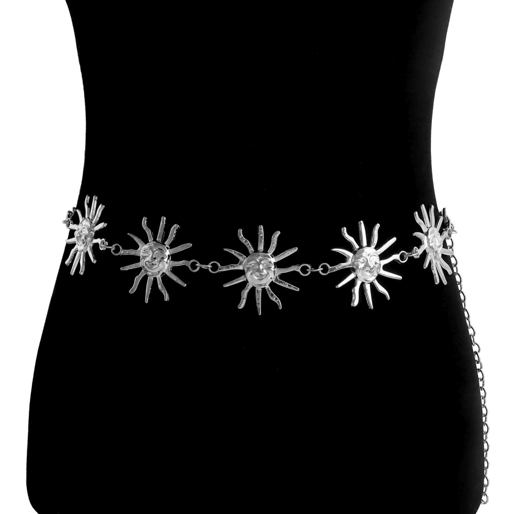 Zac's Alter Ego - Sun Charm Chain Ceinture pour la taille - Couleur argent